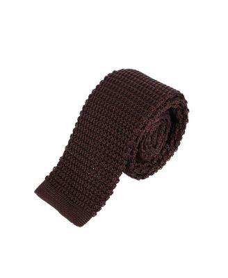 Men's Zion Knit Silk Solid Colored Necktie
