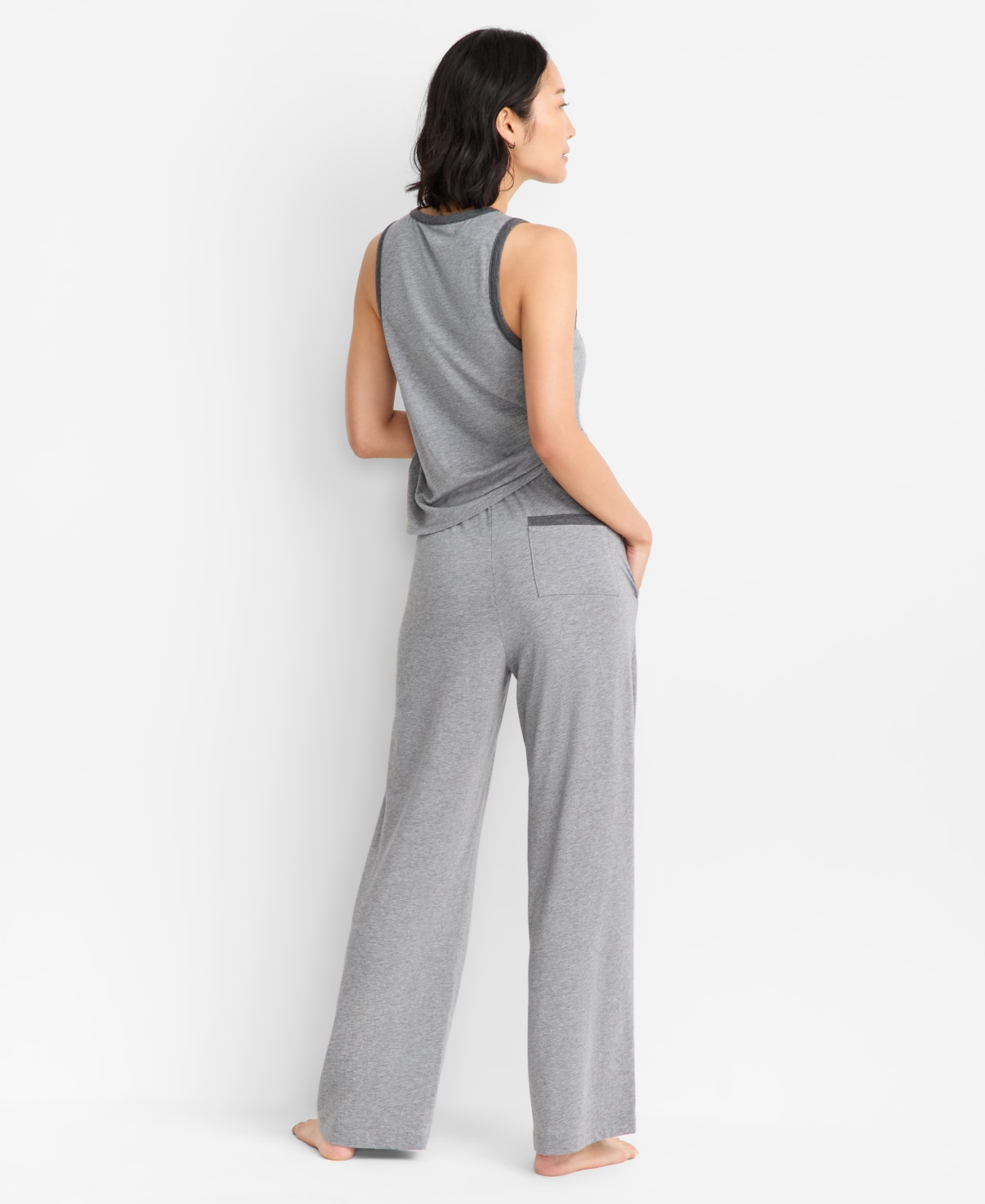 State Of Day Women's Solid Knit Tank Pajama Set, Xs-3x, Macy's Exclusive