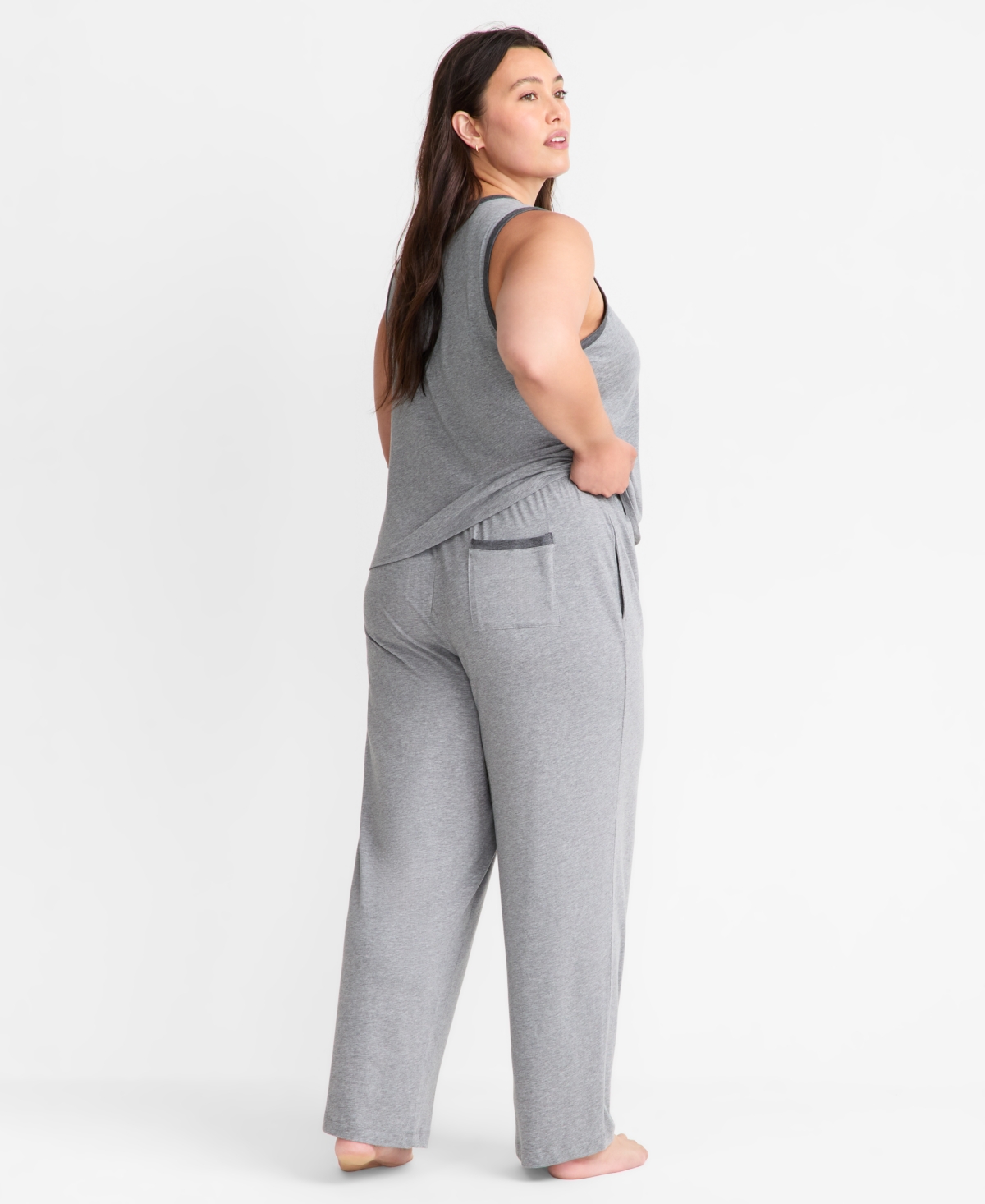 State Of Day Women's Solid Knit Tank Pajama Set, Xs-3x, Macy's Exclusive
