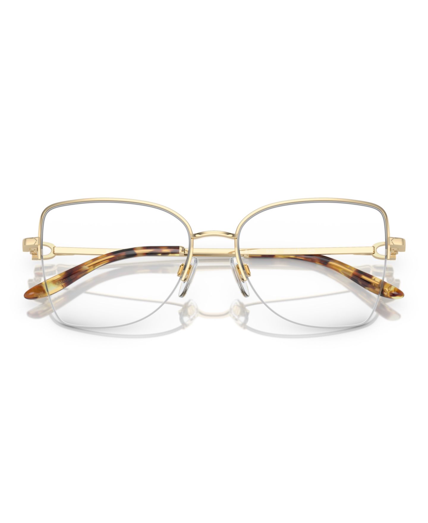Женские очки Ralph Lauren Woman Cat Eye Metal RL5122 Eyeglasses, цвет: Бледный золотой — фото 5