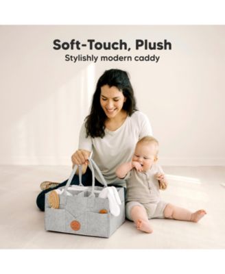 Original Baby Diaper Caddy Organizer, Large Storage Caddy Organizer for Nursery, Changing Table