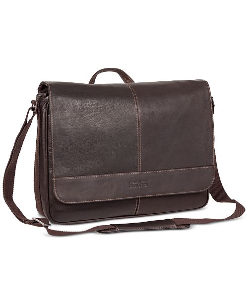 Cole Reaction Colombian Leather Single Gusset Messenger Bag