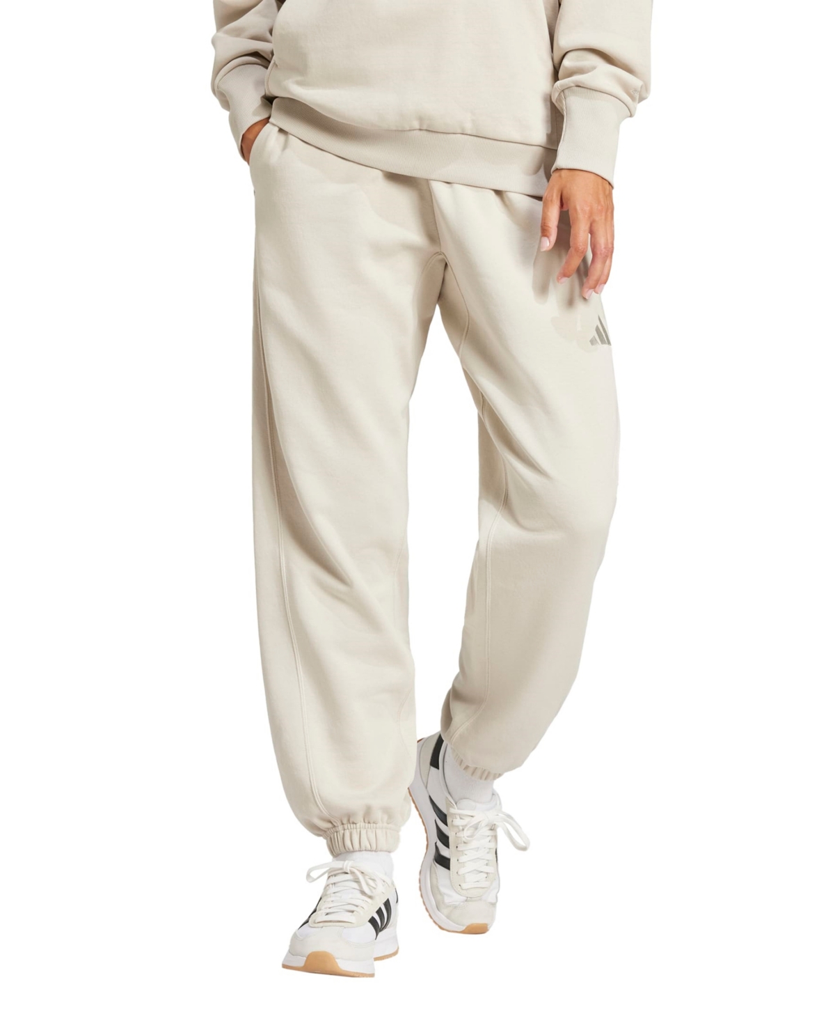 Adidas Originals Women's All Szn Fleece Elastic Waistband Pants