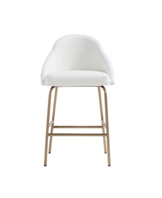 Gracie 38" Leatherette Upholstered Counter Stool