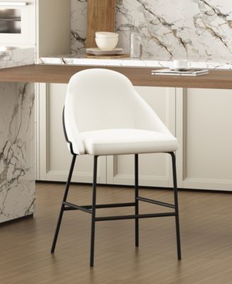 Gracie 38" Leatherette Upholstered Counter Stool