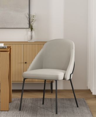 Gracie Leatherette Upholstered Dining Chair