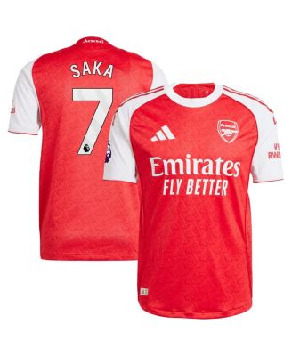 adidas - Men's Bukayo Saka Red Arsenal 2025/26 Home Authentic Player Jersey