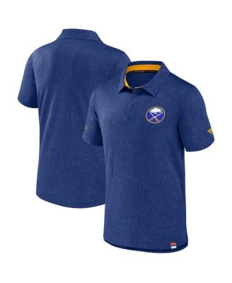 Fanatics - Men's Royal Buffalo Sabres Authentic Pro Jacquard Polo Shirt