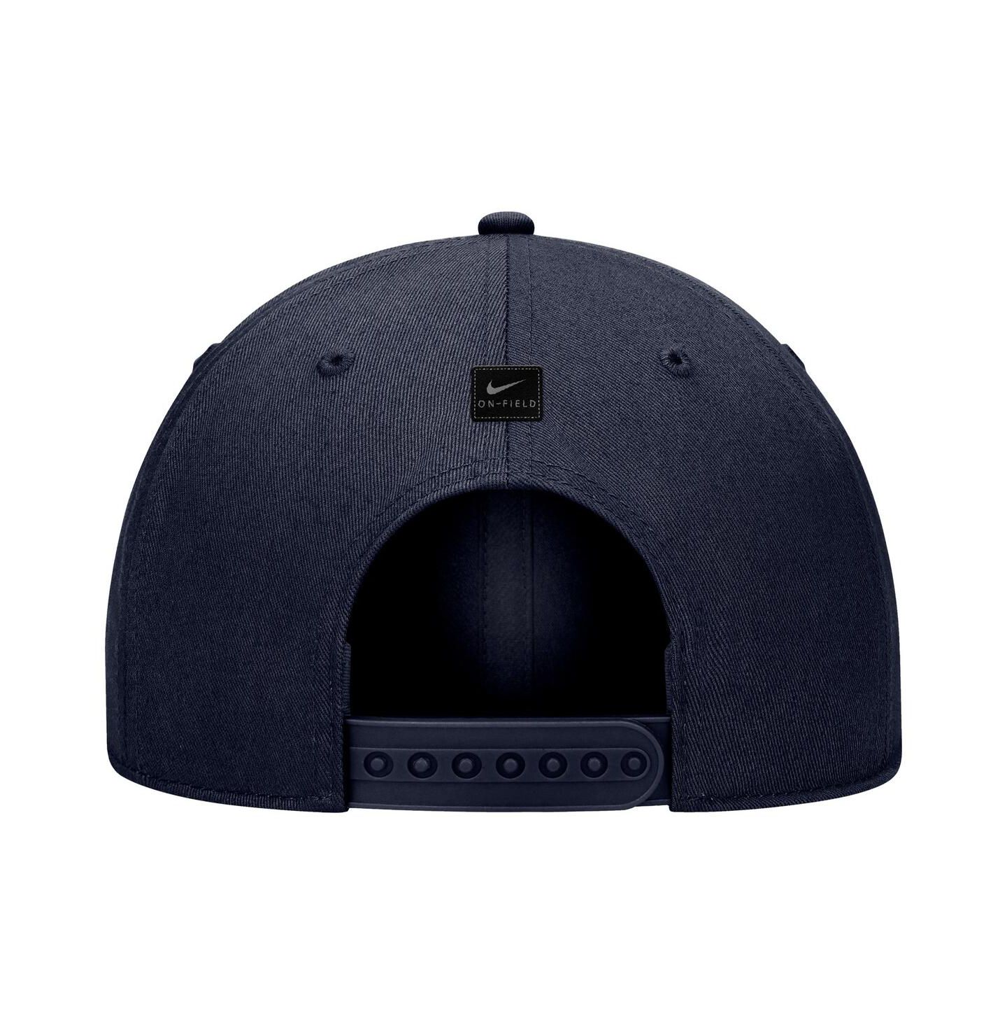 Мужская кепка Nike Navy Virginia Cavaliers 2024 Sideline Rise Performance Adjustable Hat — фото 2