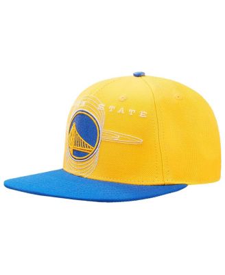 Men's Gold/Royal Golden State Warriors Logo Morph Snapback Hat
