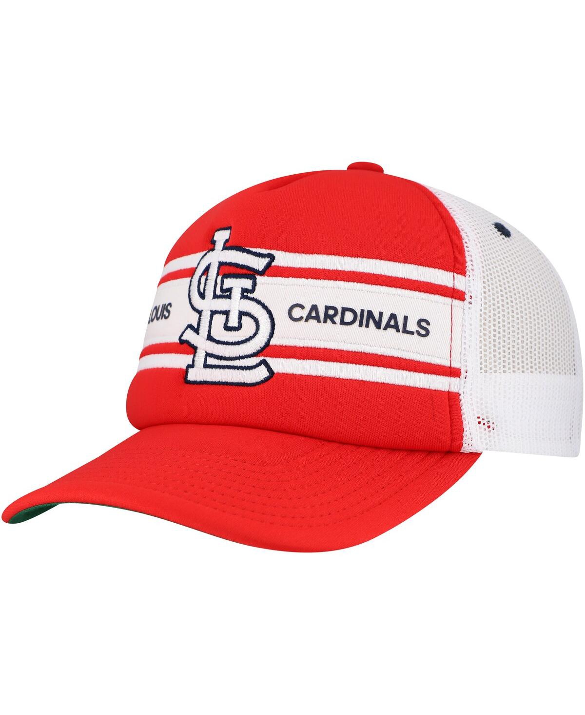 Men's Red St. Louis Cardinals Sideline Trucker Adjustable Hat - Red