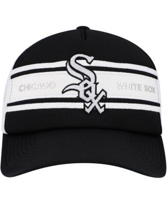 Men's Black Chicago White Sox Sideline Trucker Adjustable Hat