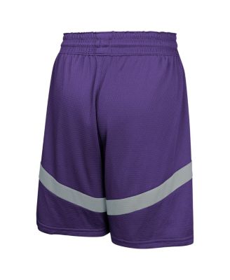 Big Boys and Girls Purple Phoenix Suns Practice Mesh Shorts