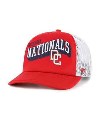 '47 Brand - Men's Red Washington Nationals Meander Foam Trucker Snapback Hat