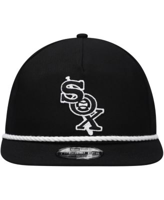 Men's Black Chicago White Sox Golfer Snapback Hat