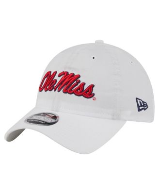New Era - Men's White Ole Miss Rebels Active Ripstop 9TWENTY Adjustable Hat