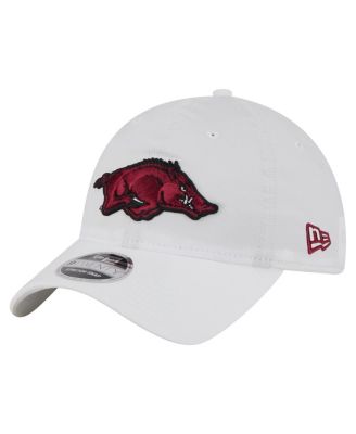 New Era - Men's White Arkansas Razorbacks Active Ripstop 9TWENTY Adjustable Hat