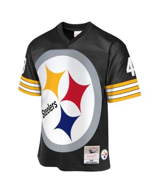 Big Boys and Girls Troy Polamalu Black Pittsburgh Steelers 2005 Throwback Fashion Jersey