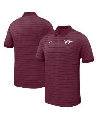 Nike - Men's Maroon Virginia Tech Hokies 2025 Early Season&nbsp;Coaches Sideline Victory Stripe Performance Polo Shirt