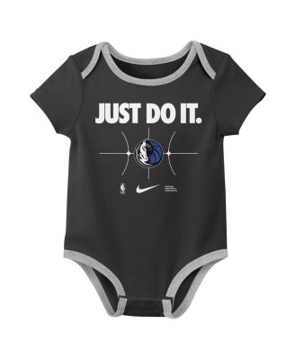 Newborn&nbsp;2-Pack Blue/Black&nbsp;Dallas Mavericks Just Do It Bodysuit Set