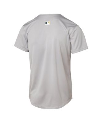 Big Boys and Girls Gray Athletics Road Limited Jersey