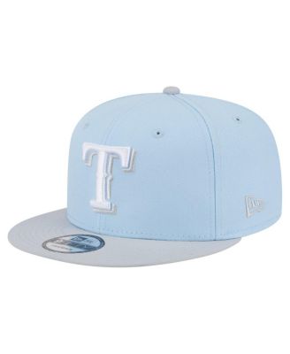 New Era - Men's Light Blue/Gray Texas Rangers 2-Tone Color Pack 9FIFTY Snapback Hat