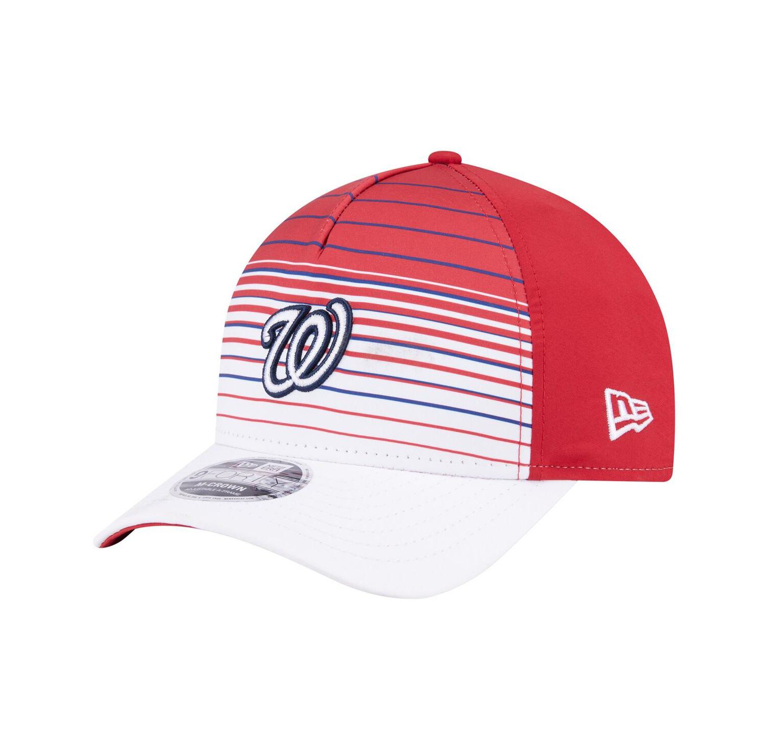 Men's Red Washington Nationals Gradient 9FORTY M-Crown Adjustable Hat