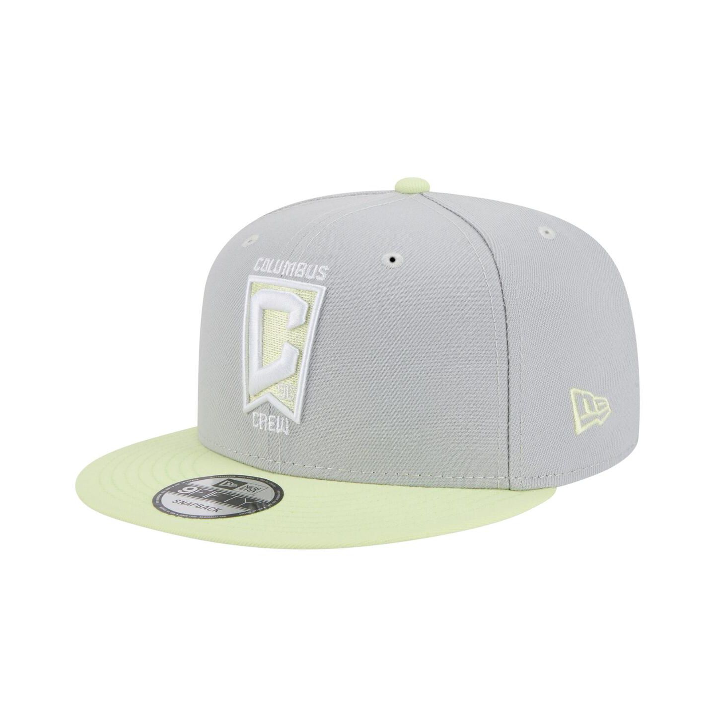 Мужские головные уборы New Era Gray Columbus Crew Color Pack Two-Tone 9FIFTY Snapback Hat — фото 1