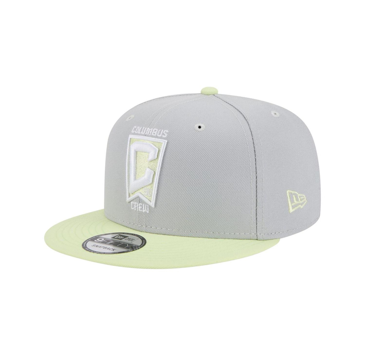 Men's Gray Columbus Crew Color Pack Two-Tone 9FIFTY Snapback Hat