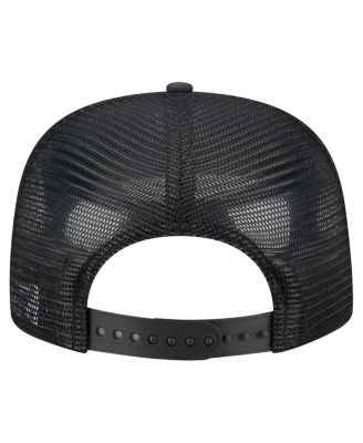 Men's Black Athletics Gummy Golfer Trucker Adjustable Hat