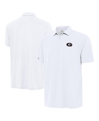 Antigua - Men's White Georgia Bulldogs Era Polo Shirt