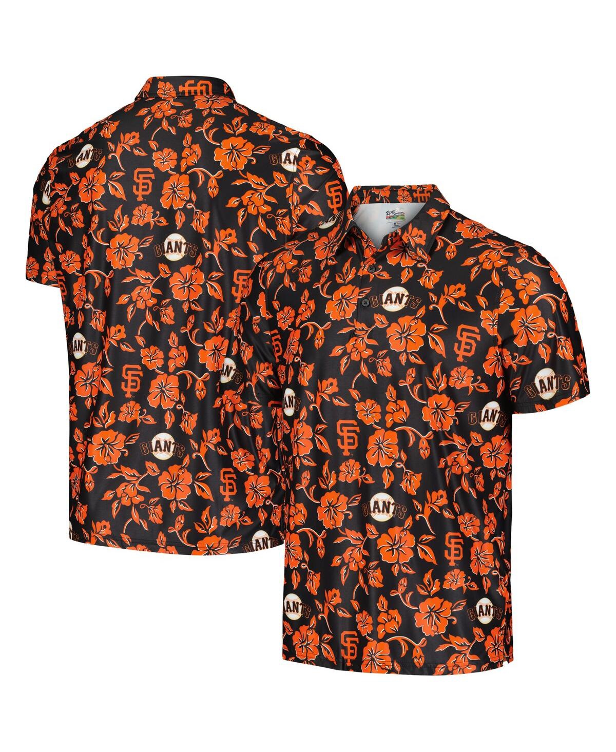 Men's Black San Francisco Giants Pua Performance Polo Shirt - Black