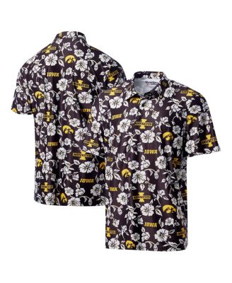 Reyn Spooner - Men's Black Iowa Hawkeyes Performance Polo Shirt