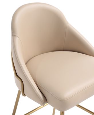 Gracie 38" Leatherette Upholstered Counter Stool