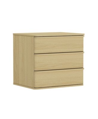Molly 26" Modern 3-Drawer Nightstand