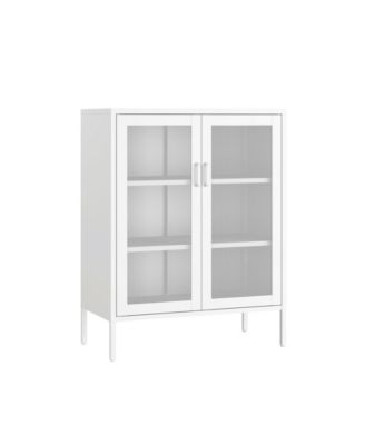 Amelia 31.5" Modern 3-Shelf Accent Cabinet