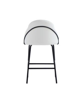 Gracie 38" Leatherette Upholstered Counter Stool