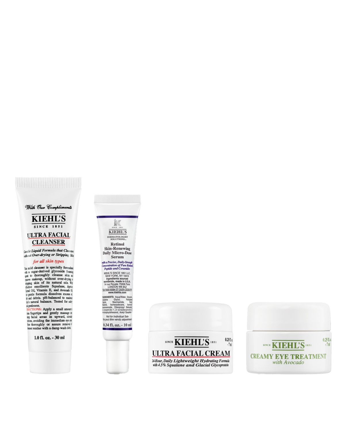 Free 4-Pc. Gift with any $85 Kiehl's purchase - 4-Pc. Gift