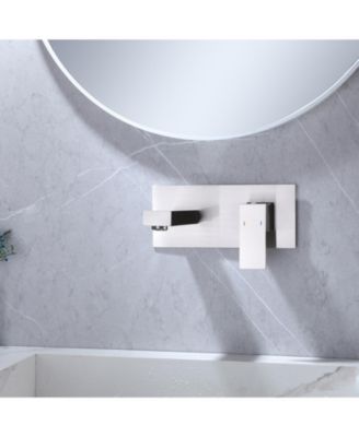Single-Handle Wall Mount Bathroom Faucet
