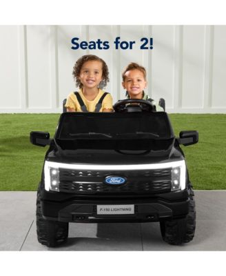 Kids 24V Ride On Truck Officially Licensed Ford Lightning w/ Remote, LED Lights, 2 Speeds