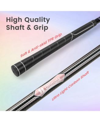 Women's 9 Pieces Complete Golf Club Set w/ 460cc Alloy Driver & Head Covers