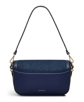 Bathurst Mews Denim Small Flapover Crossbody Bag