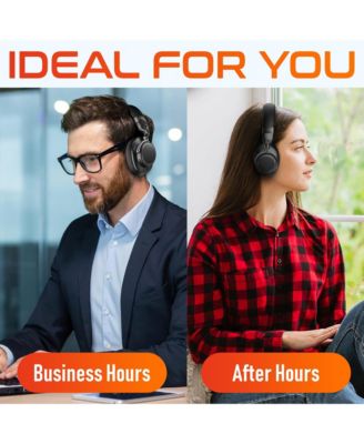 M201 Wireless Active Noise Cancelling Over-Ear Bluetooth Headset (DBHM201D)