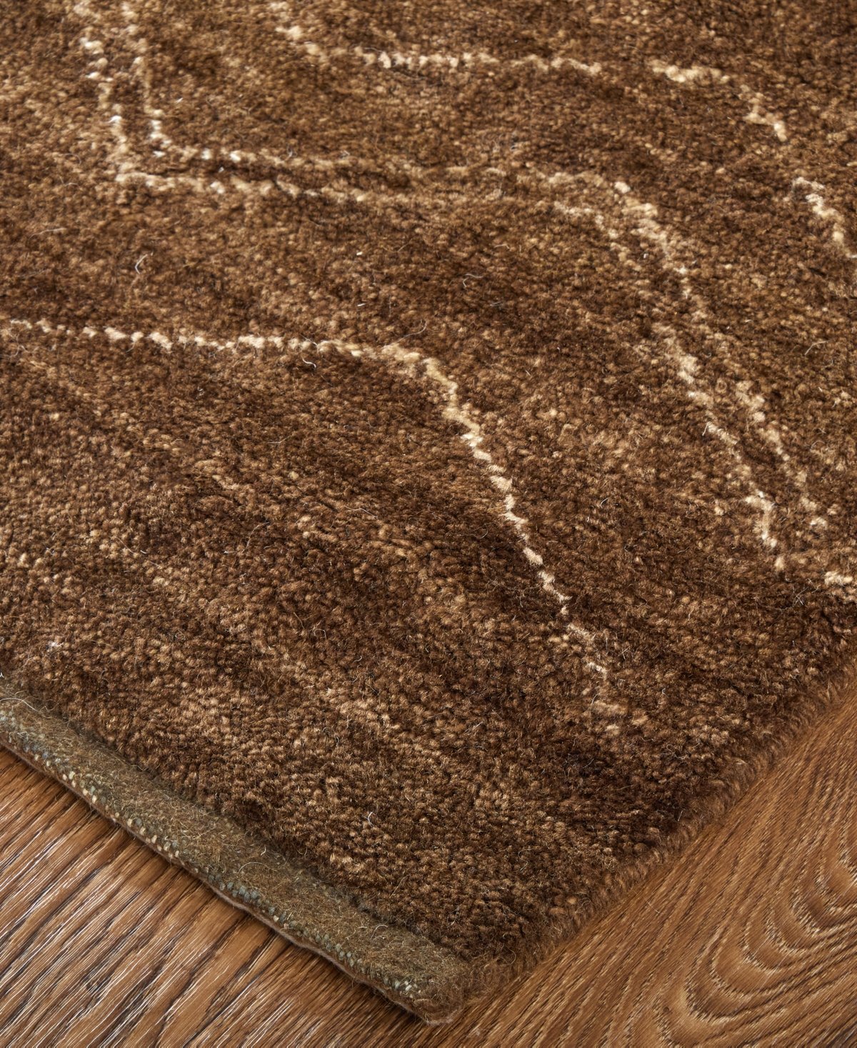 Feizy Agape 69haf 8'6"x11'6" Area Rug In Brown