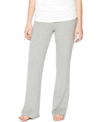 Leased Women's Motherhood Maternity Pajama Pants Blue Size XL