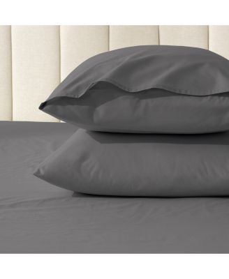 Organic Cotton Percale Pillowcase Set Queen