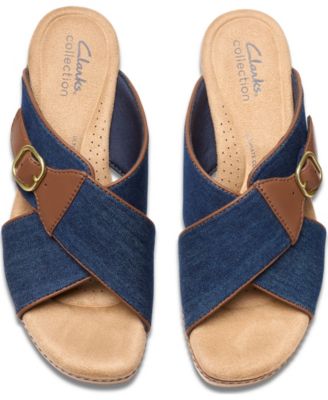 Seannah Nora Wedge Block Heel Sandals