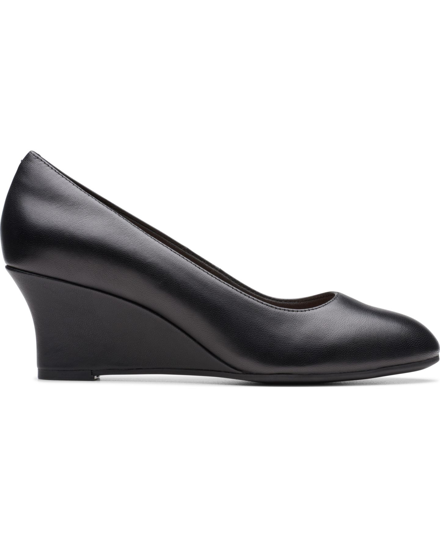 Женские туфли Clarks Collection Olivette Cultured Pearl Pumps, цвет: Чёрный кожаный — фото 2
