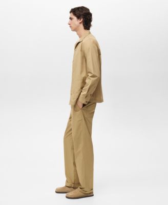 Men's Straight-Fit Cotton Pants