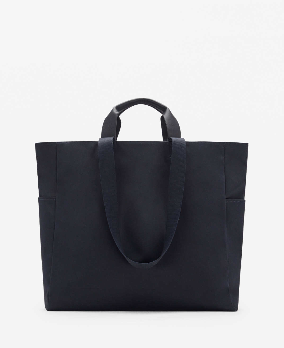 Men's Pockets Cotton Tote Bag - Navy